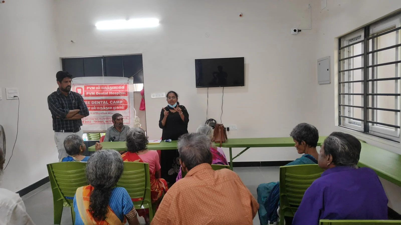 Pediatric dental screening camp in Madurai